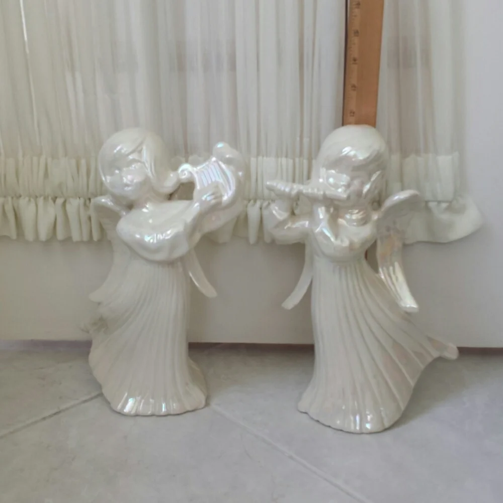 Set of 2 Angel Figurines